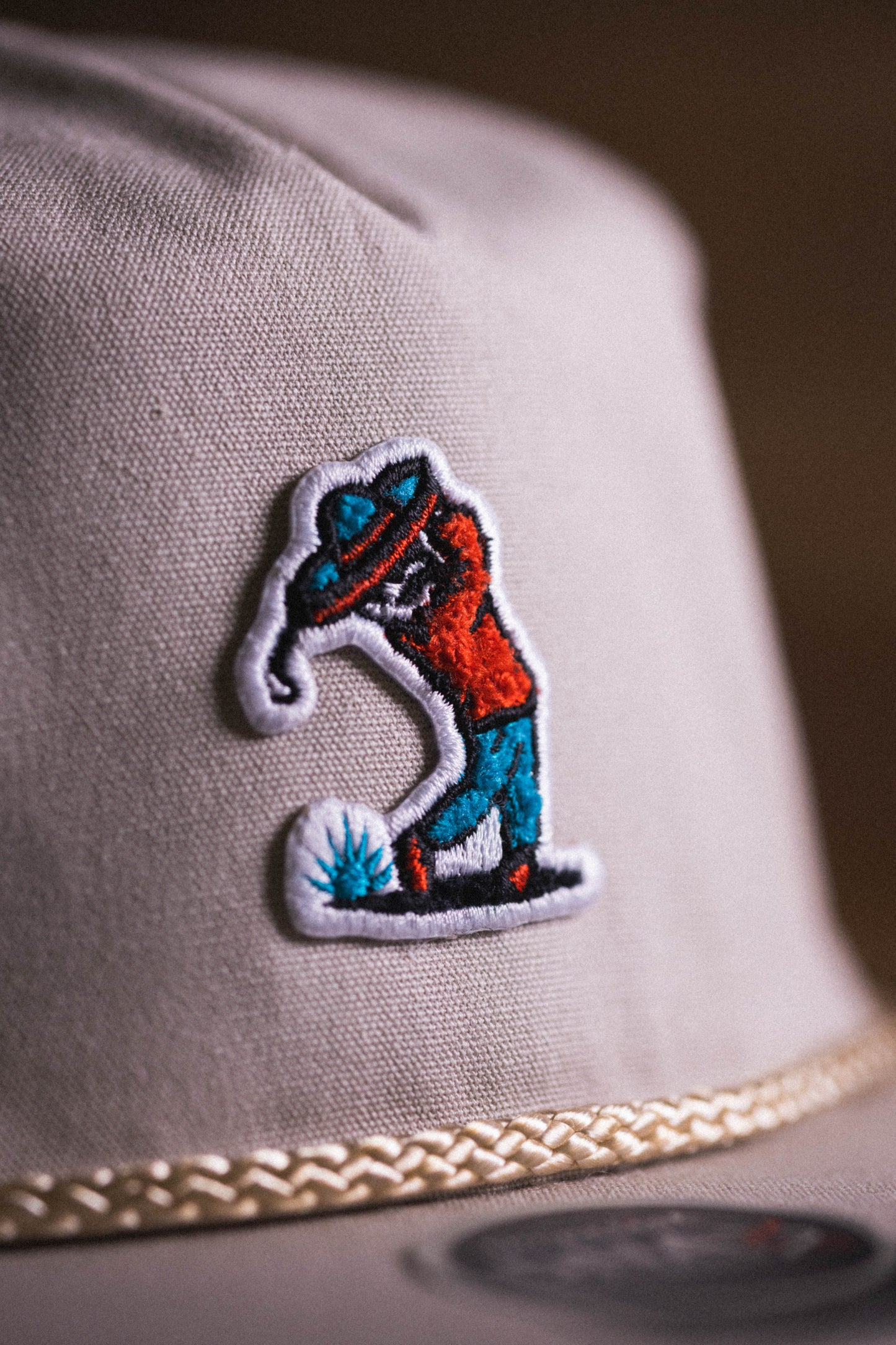 Imperial Vintage Rope Chenille Hat (Leather Enclosure)