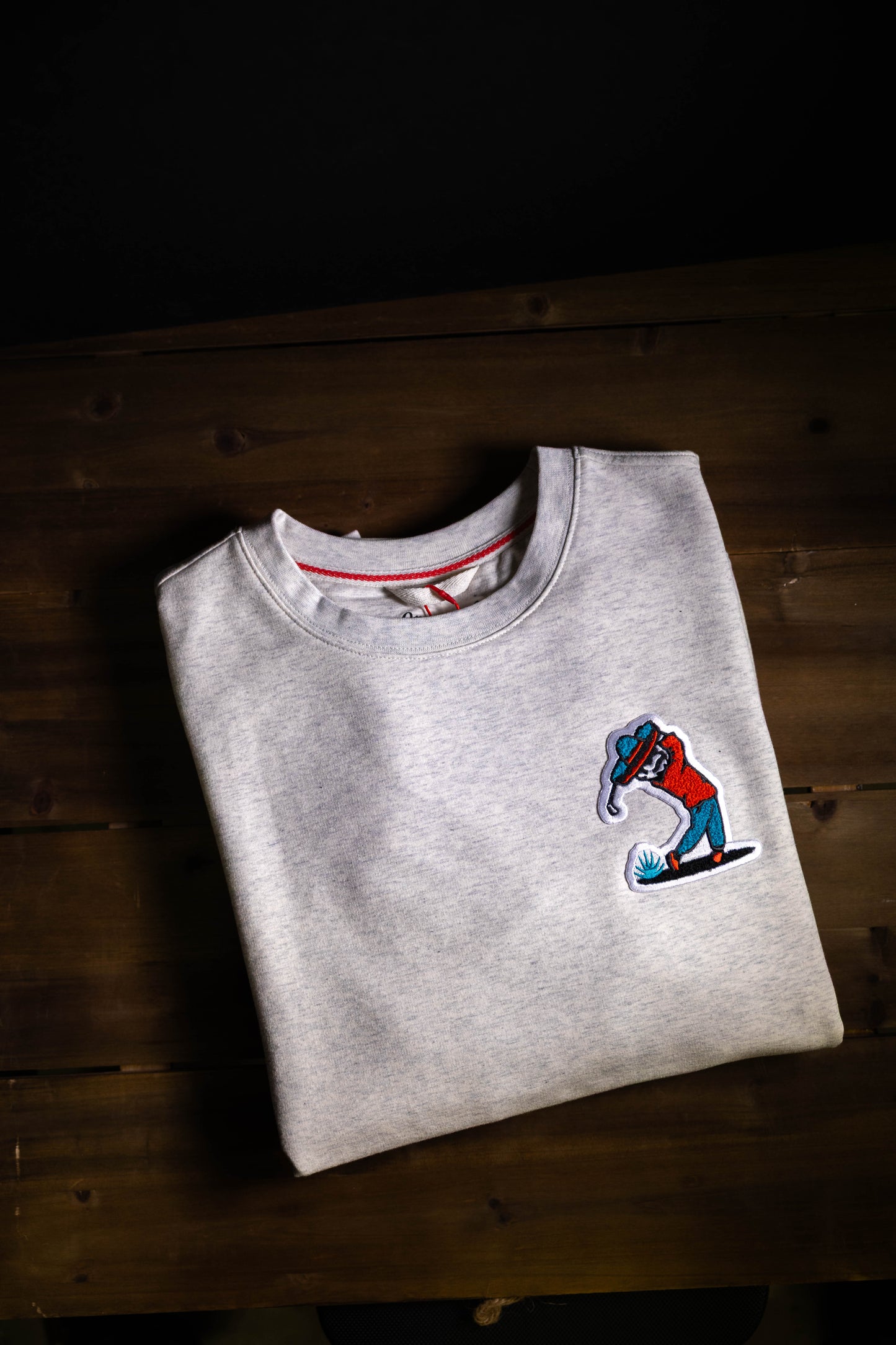 Imperial Vintage Chenille Patch Crew Sweater