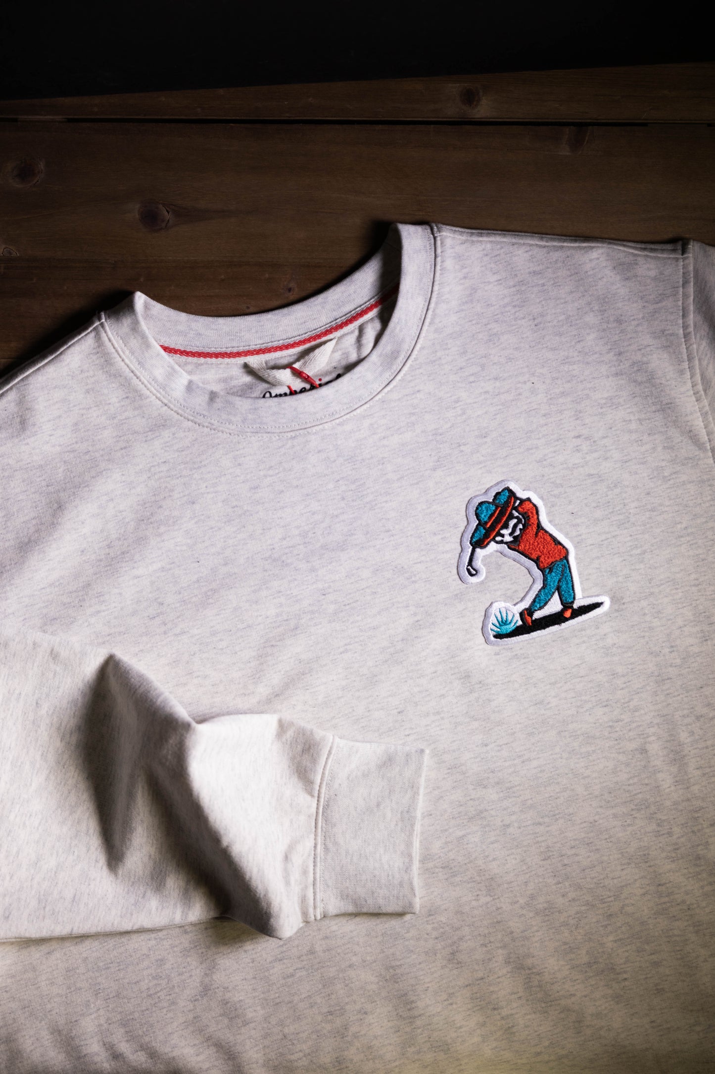 Imperial Vintage Chenille Patch Crew Sweater