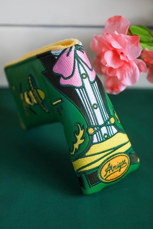 Green Chequeta Marachi Putter Covers